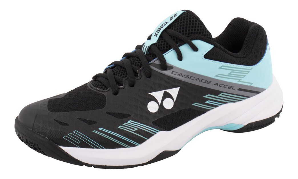 aiaimonkey　YONEXシューズ Yonex SHB-Cascade Accel Wide Black/Ice Blue (SHBCA1WEX Black/Ice