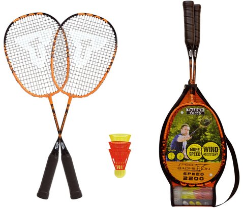 Talbot Torro SpeedBadminton Set Speed 2200 Black/Orange