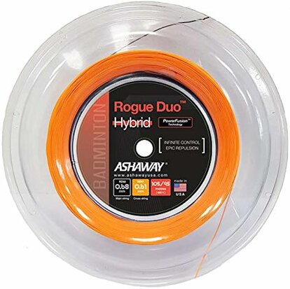 Ashaway Rogue Duo Black/Orange Coil 200 m