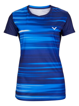 Victor T-Shirt Lady T-04100 B Blue