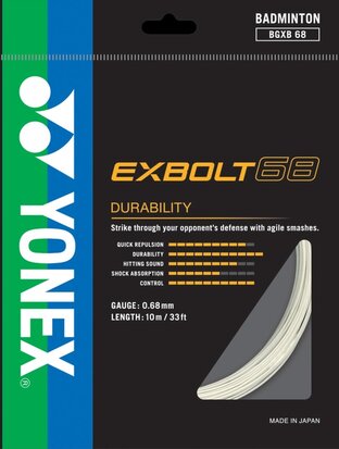 Yonex BG-EXBOLT 68 Set 10 m