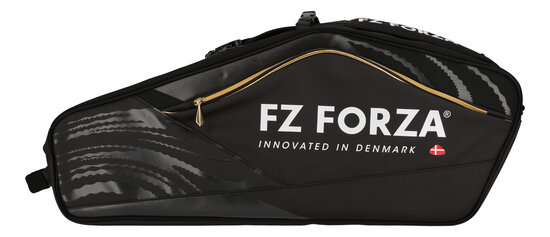 FZ Forza Racket Bag Tour Line (6 Pcs) Black/Gold  (1001 Black)