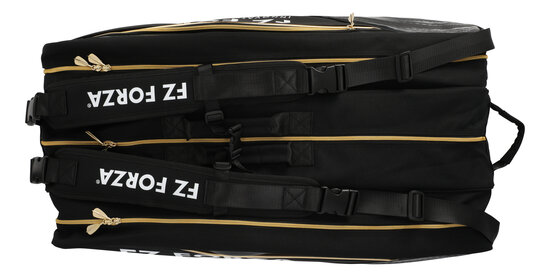 FZ Forza Racket Bag Tour Line (15 Pcs) Black/Gold (1001 Black)