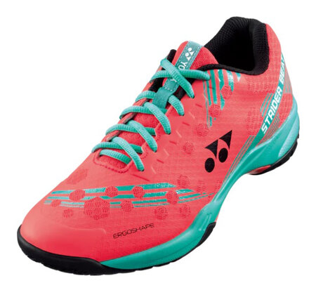 Yonex Power Cushion Strider Beat Coral/Light Blue (SHBSB1EX Bright Red)