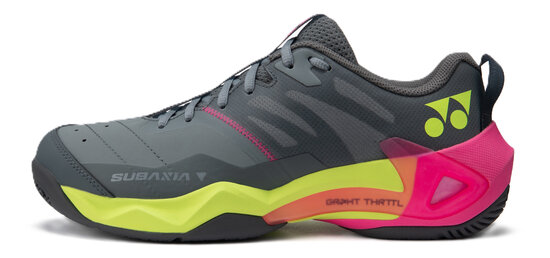 Yonex SHB Subaxia GT Wide Gray/Yellow/Pink (SHBSG1WEX Dark Gray)