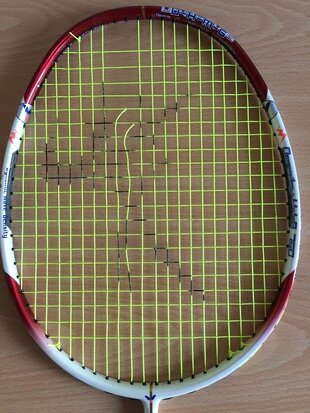 Bespanning in je badmintonracket