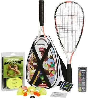 Speedminton Set S900 White/Grey