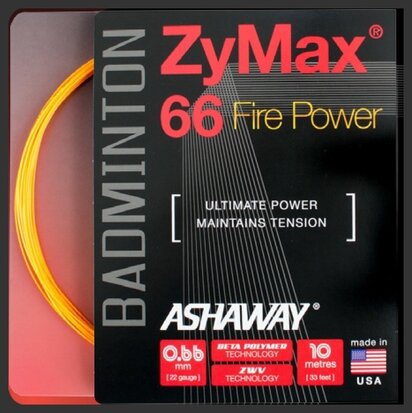 Ashaway Zymax 66 Fire Power Set 10 m