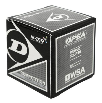 Dunlop Competition Squashbal enkel geel