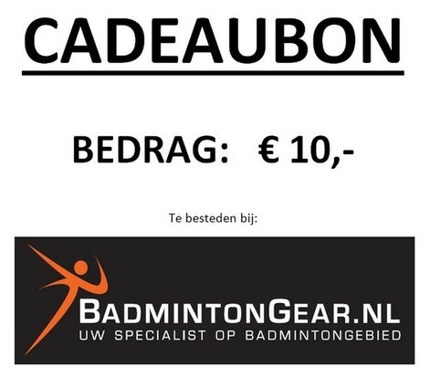 Cadeaubon 10 euro