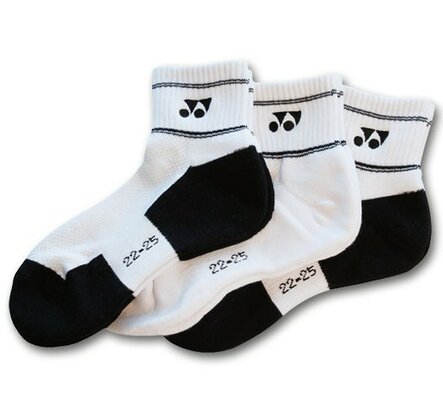 Yonex Socks 8423 White/Black 3-pack