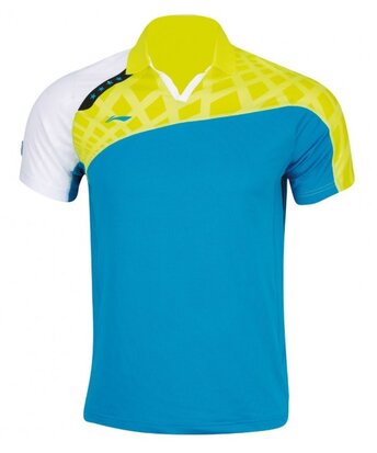 Li-Ning Polo Men Blue/Yellow (AAYJ049-2)