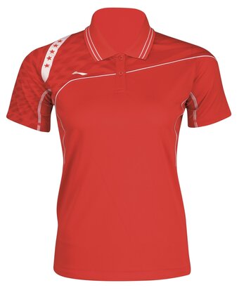 Li-Ning Polo Lady Red/White (AAYJ036-1)