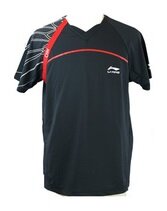 Li-Ning T-Shirt Lady Black/Red (AAYE004-1)