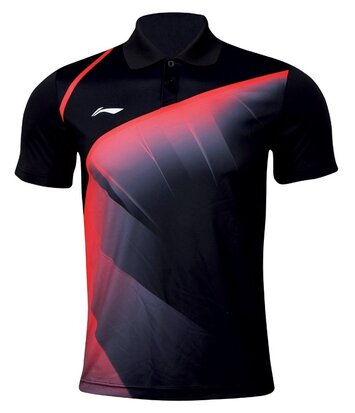 Li-Ning Polo Men Black/Red (AAYH033-10)