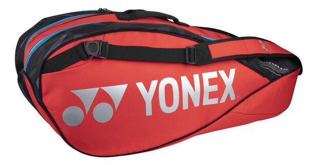 Yonex BA92226EX Pro Racquet Bag (6 Pcs) Tango Red (587)