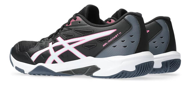 Asics Gel Rocket 11 Lady Black/White/Pink 1072A093-001 (Black/White)