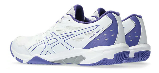 Asics Gel Rocket 11 Lady White/Purple 1072A093-100 (White/White)