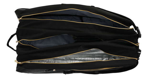 FZ Forza Racket Bag Tour Line (15 Pcs) Black/Gold (1001 Black)