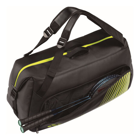Yonex BA82436EX Active Duffel Bag Black/Lime Green (723)