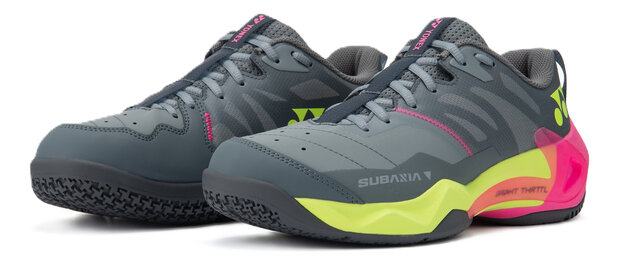 Yonex SHB Subaxia GT Wide Gray/Yellow/Pink (SHBSG1WEX Dark Gray)
