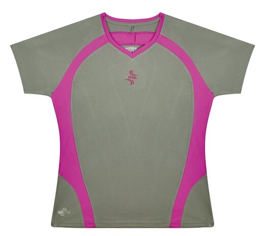 RSL T-Shirt Lady 101007 Grey/Pink