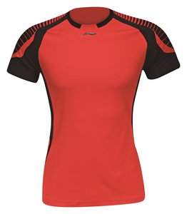 Li-Ning T-Shirt Lady Red/Black (AAYL036-2)