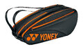 Yonex BA42326EX Team Racquet Bag (6 Pcs) Black/Orange (401)