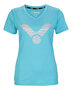 Victor T-Shirt Lady T-04104 M Light Blue/Silver