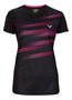 Victor T-Shirt Lady T-04101 C Black/Pink